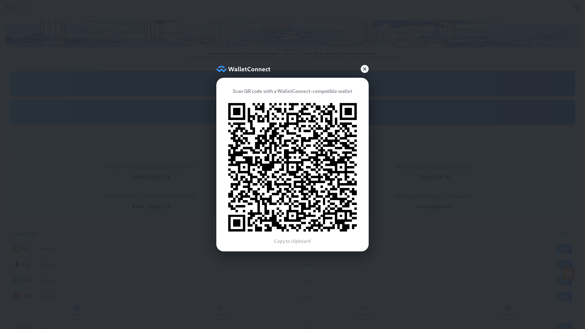 Screenshot of ethereumhubdefi.net