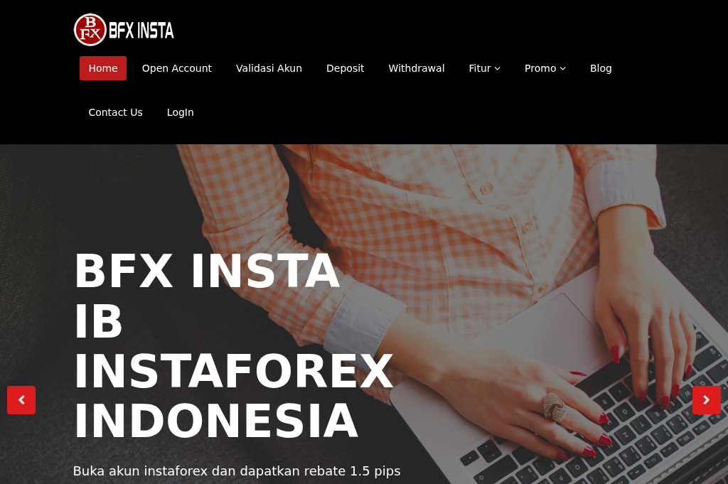 Screenshot of bfxinsta.click