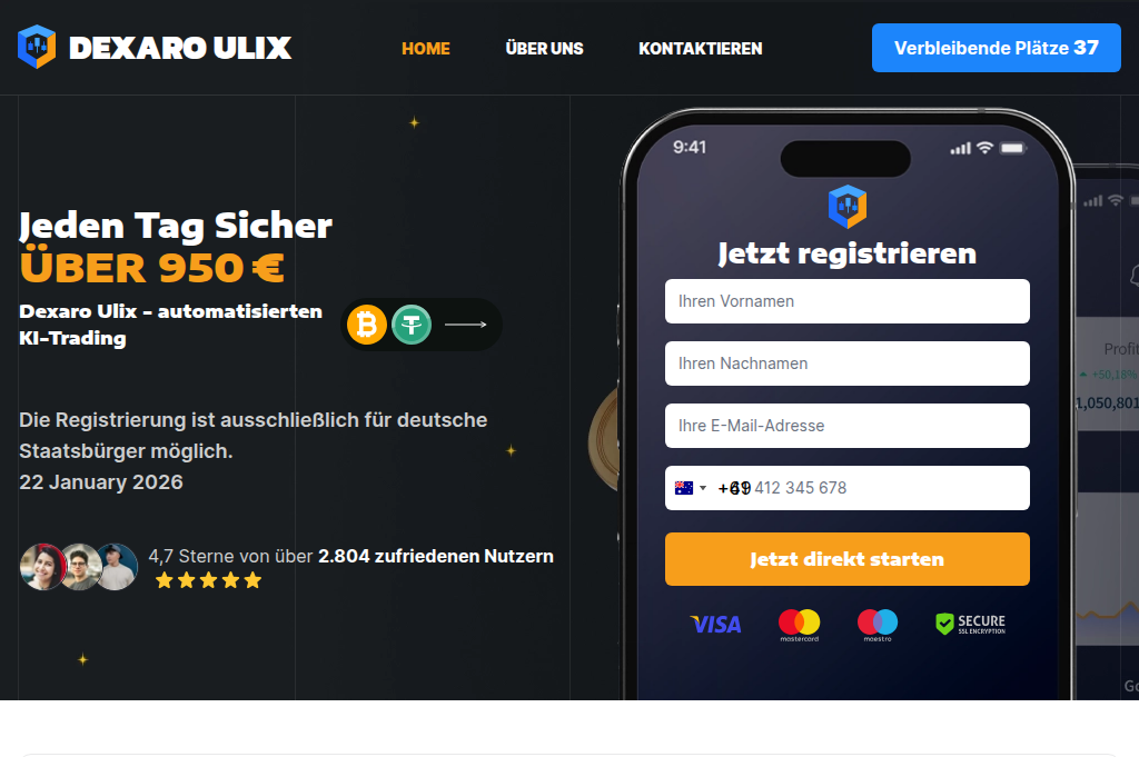 Screenshot of dexaro-ulix.de
