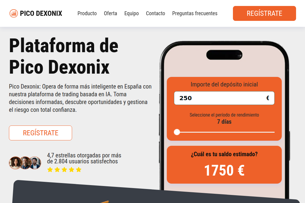 Screenshot of pico-dexonix.net