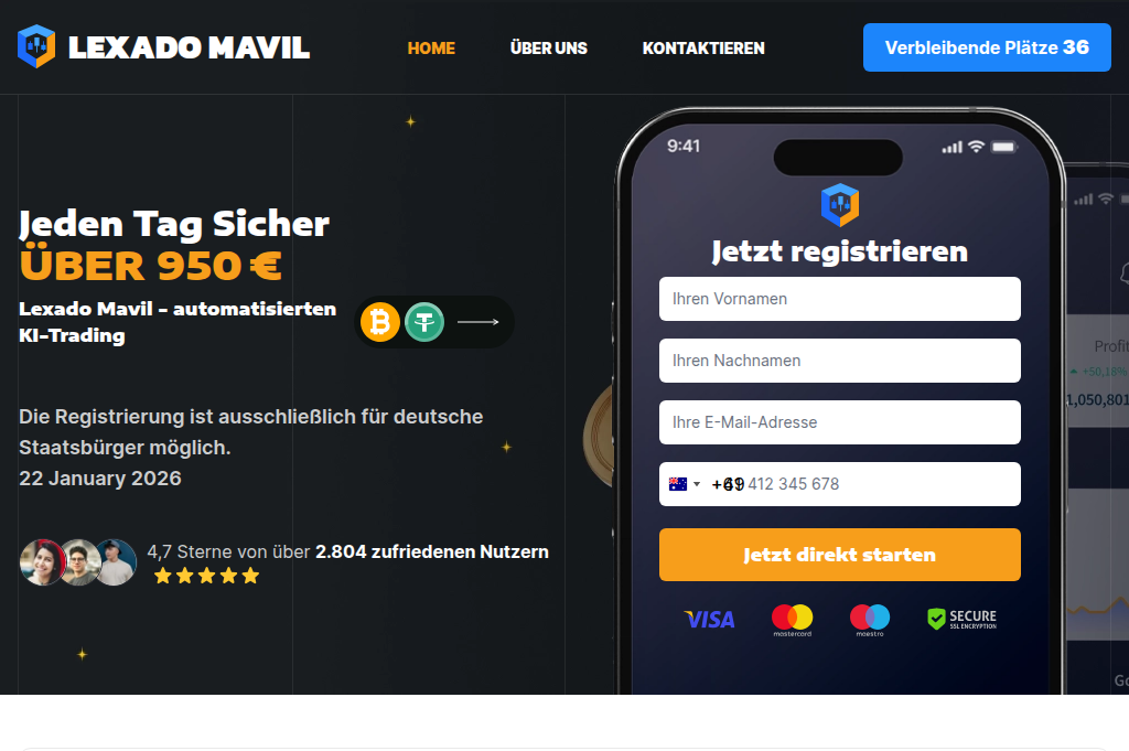 Screenshot of lexado-mavil.de