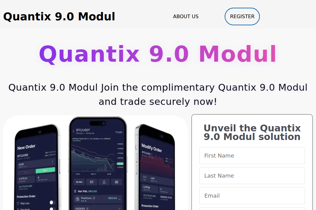 Screenshot of quantix9-modul.it