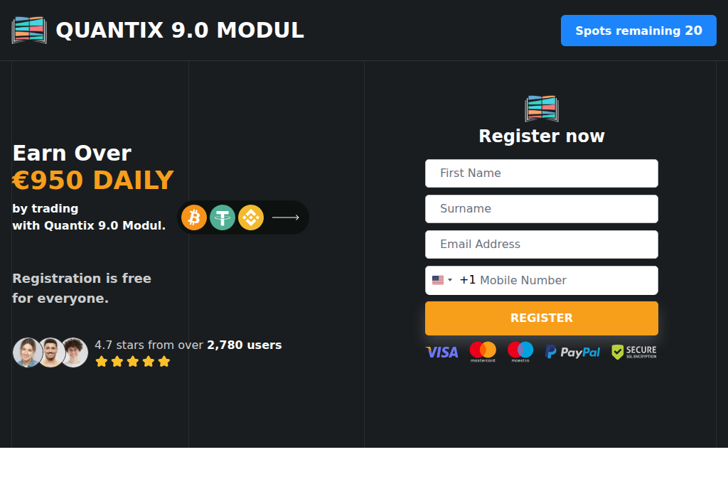 Screenshot of quantix9modul.it