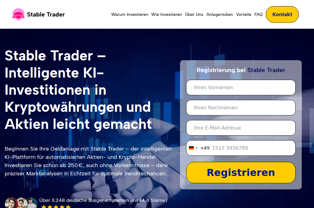 Screenshot of stabletrader.de