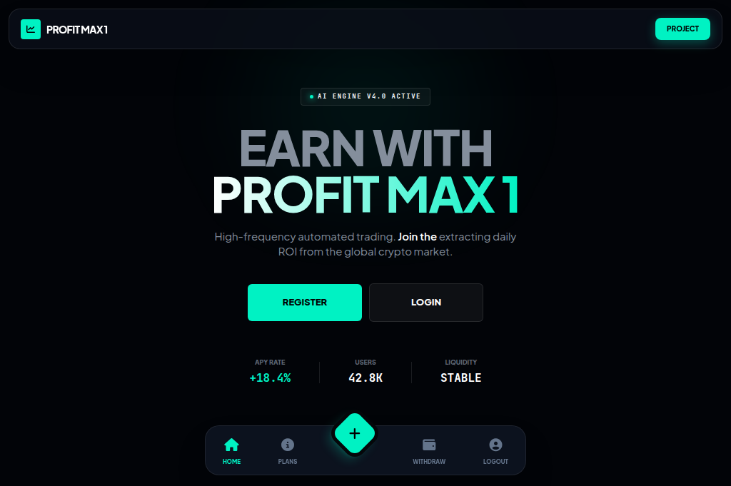 Screenshot of profit-max-1.top
