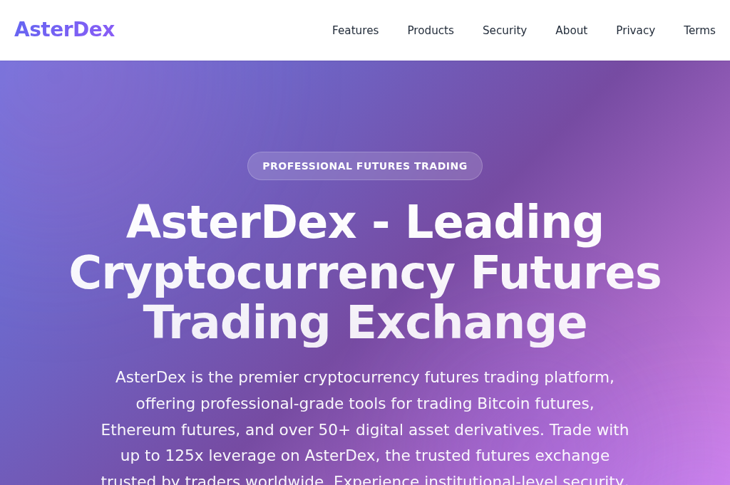 Screenshot of aaster-dex.top