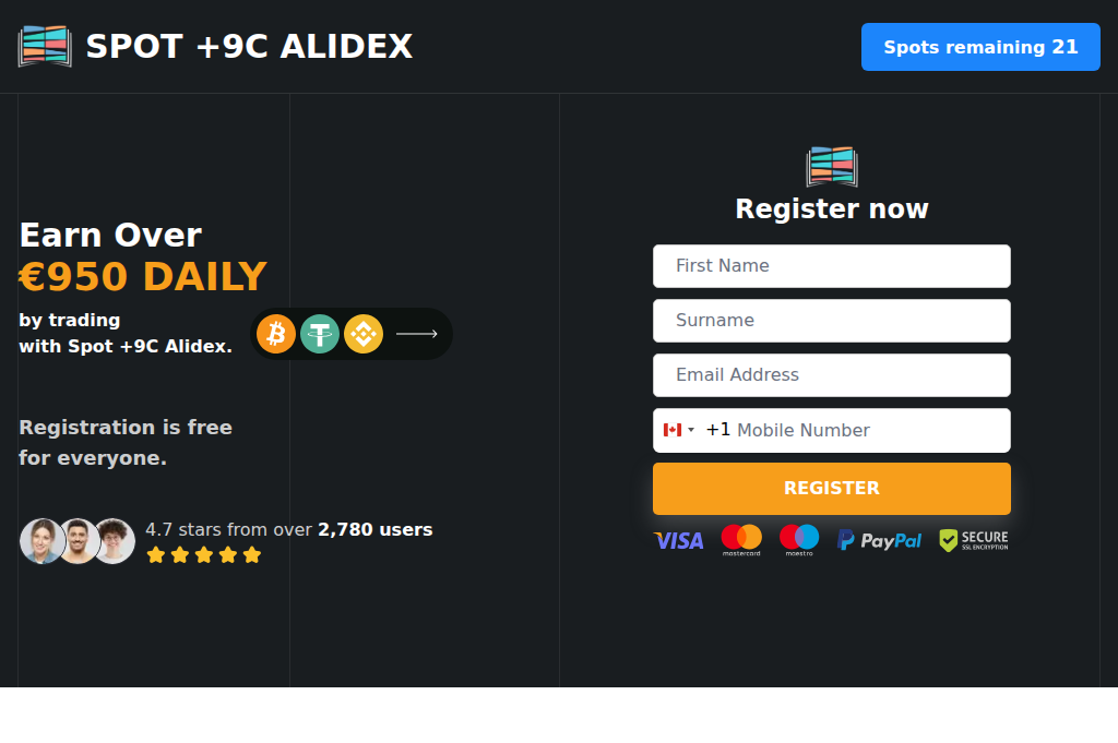 Screenshot of spot9-calidex.it