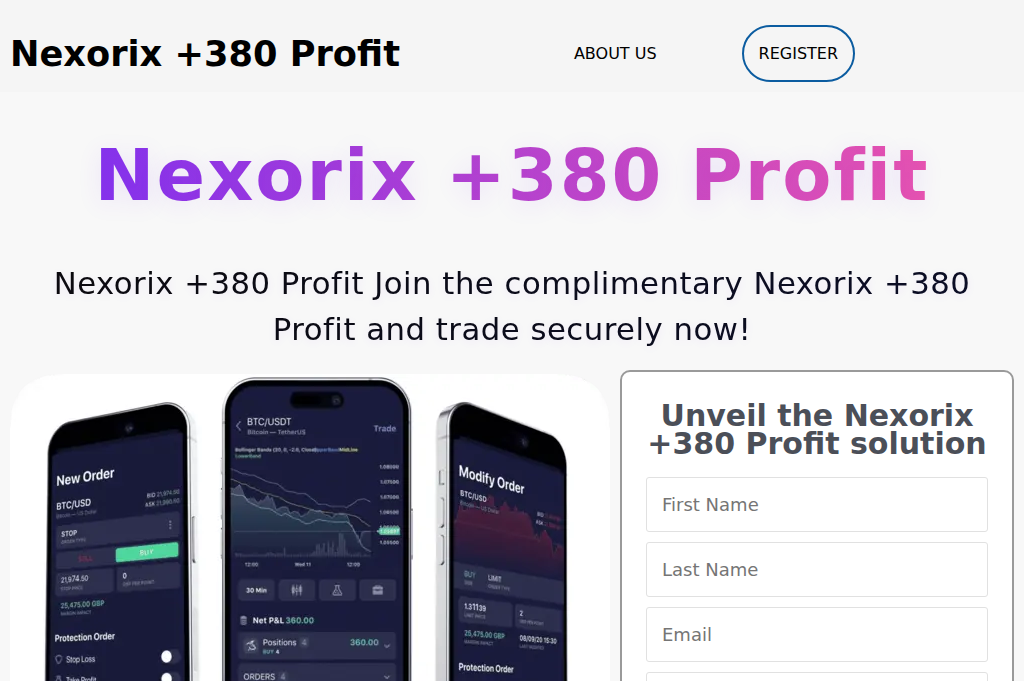 Screenshot of nexorixprofit380.it