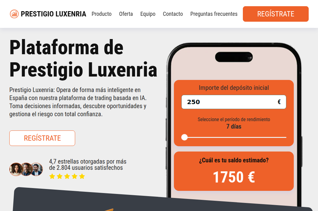 Screenshot of prestigioluxenria-ai.net