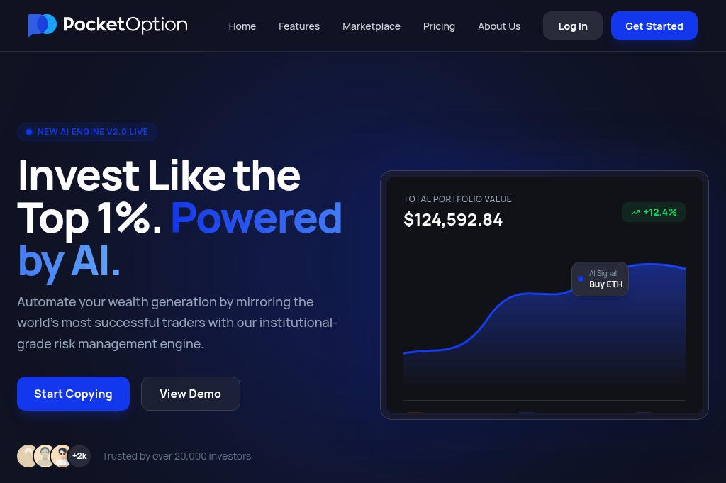 Screenshot of pocketoptionsai.com