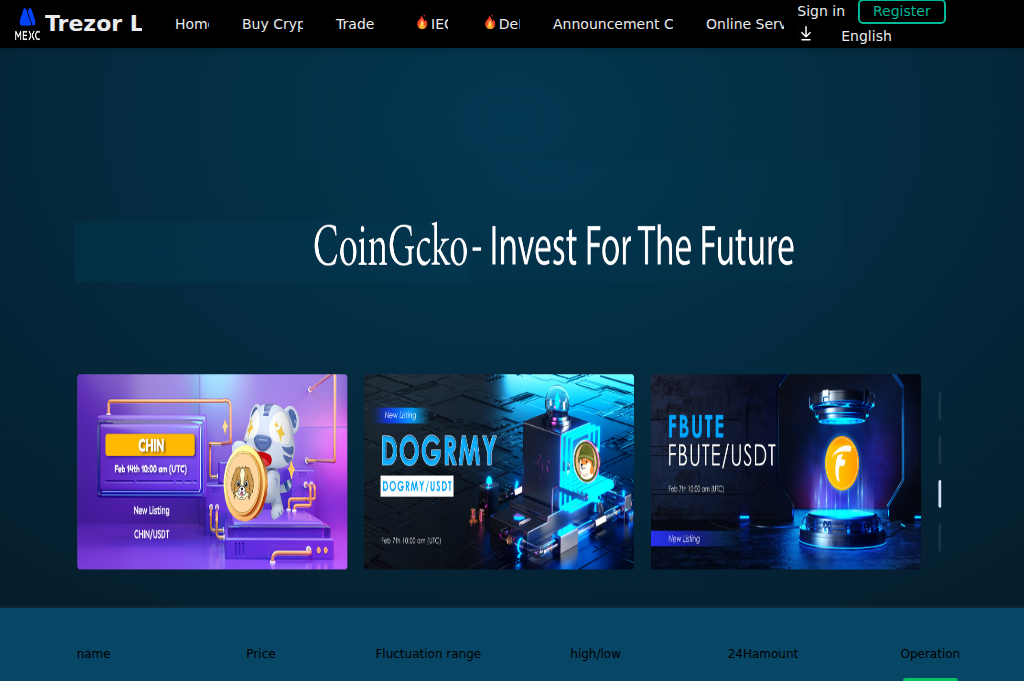 Screenshot of mexc8.vip