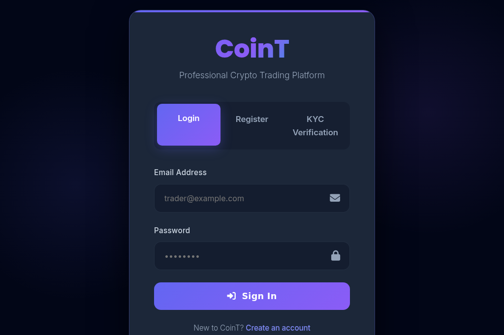 Screenshot of cointpro.com