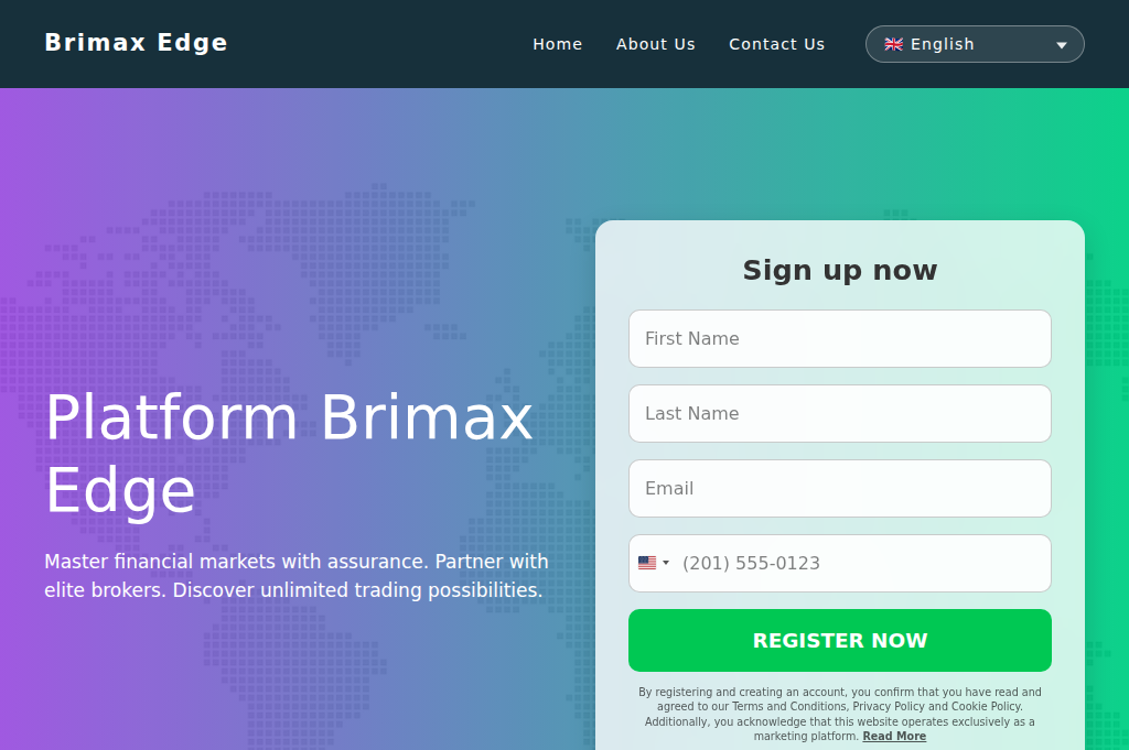 Screenshot of brimaxedge.net