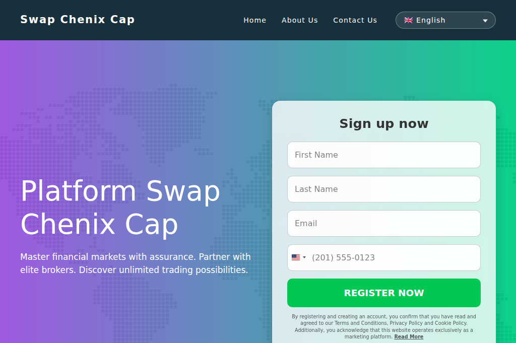 Screenshot of swap-chenix-cap.com