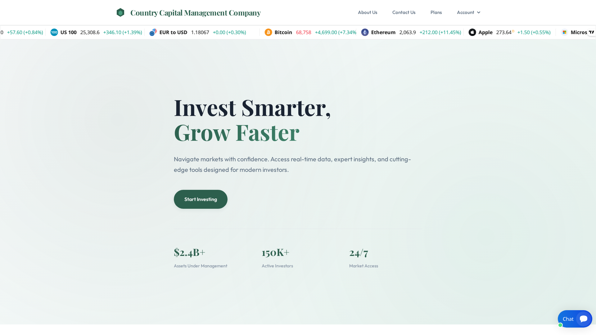 Screenshot of countrycapitalmc.org