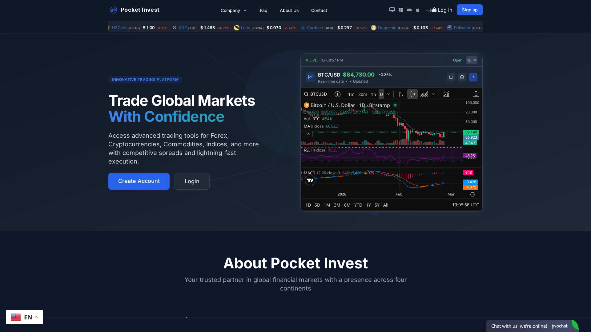 Screenshot of pocket-invest.com