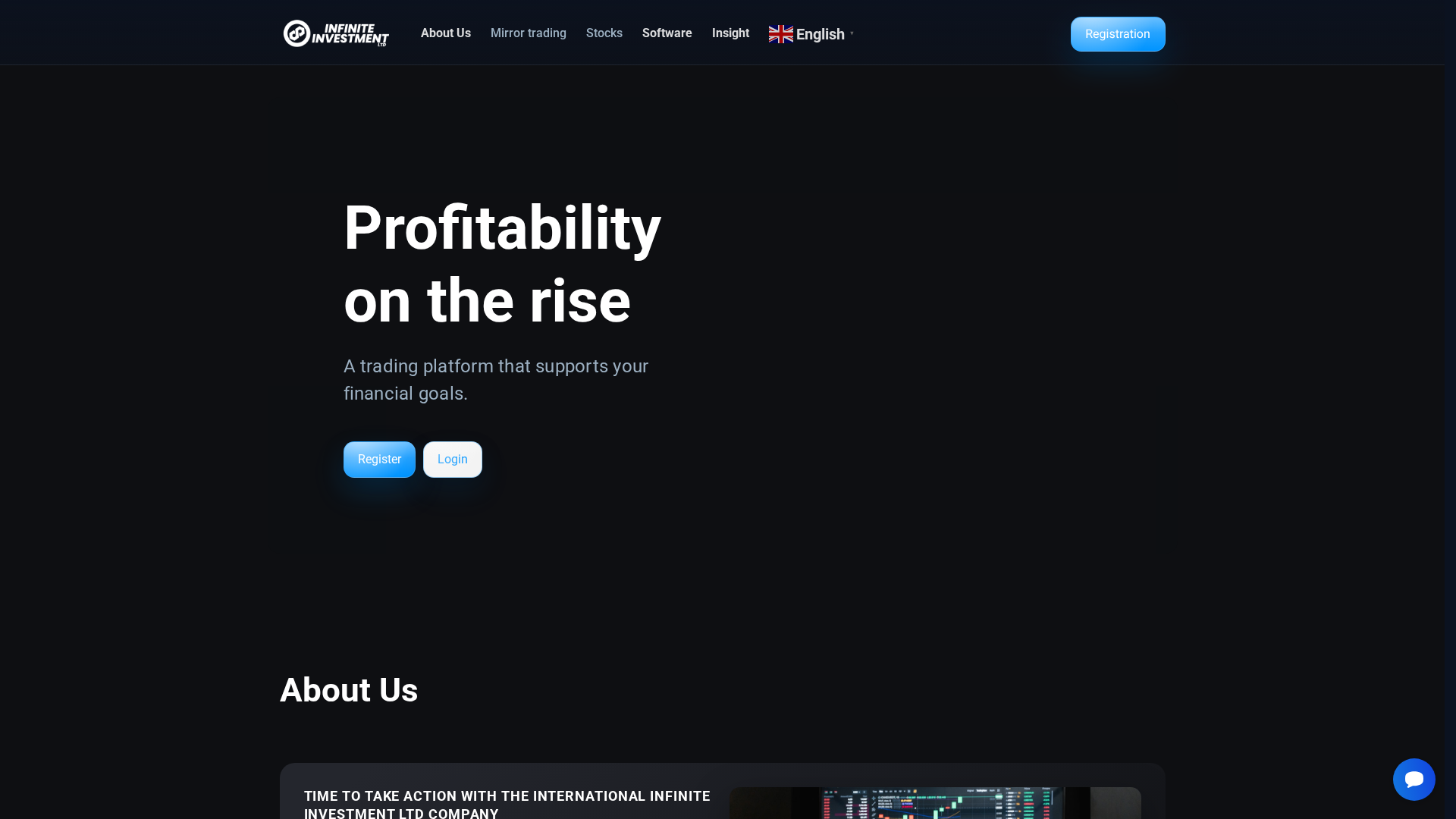 Screenshot of infiniteinvestmentltd.com