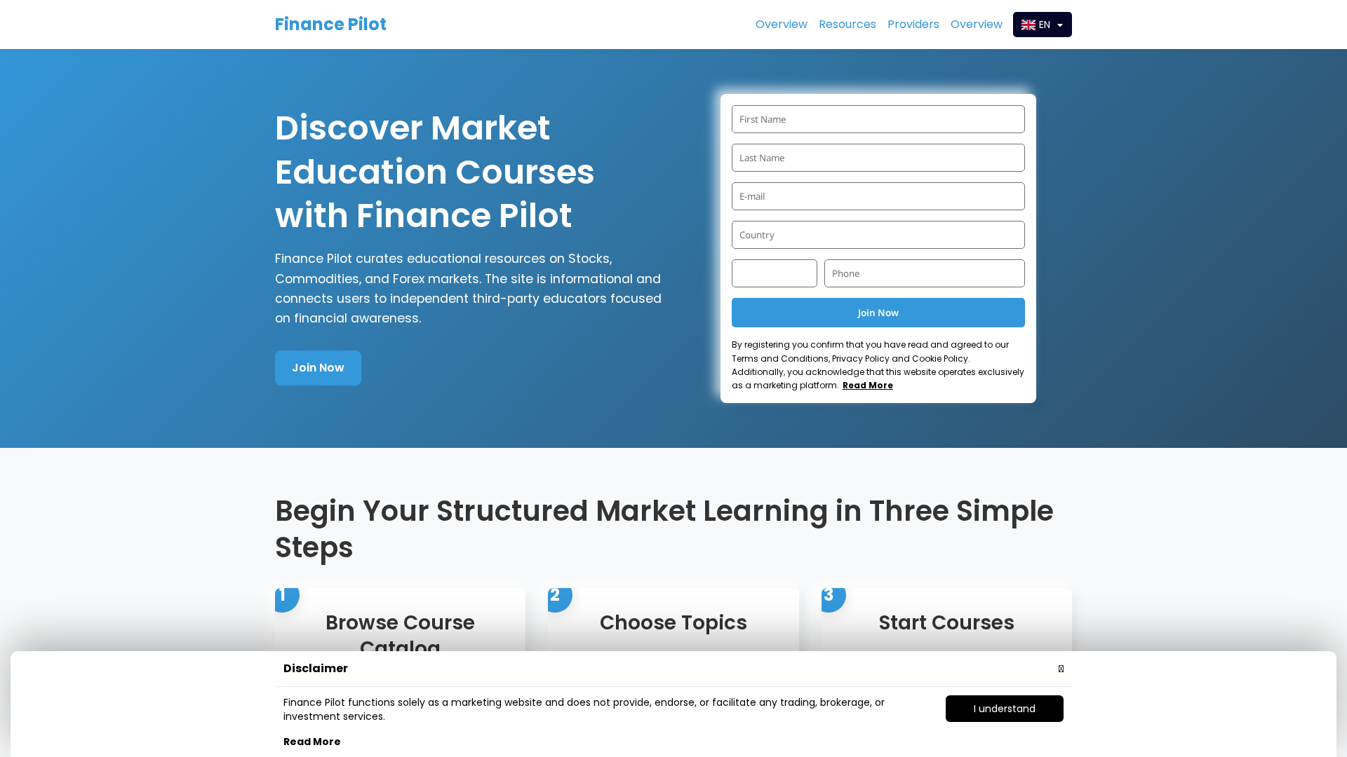 Screenshot of financepilot-engine.com