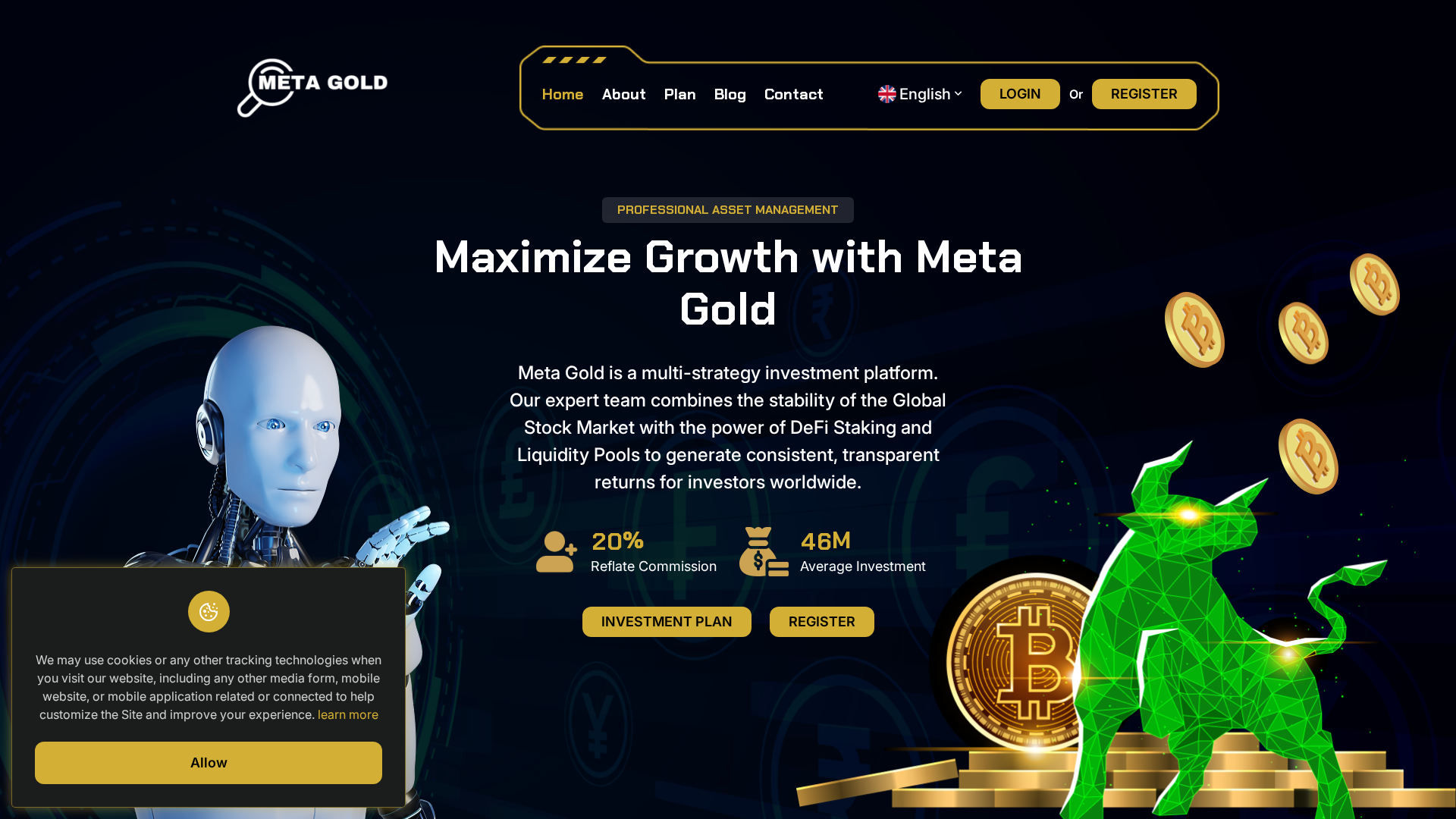 Screenshot of metagold.eu.org