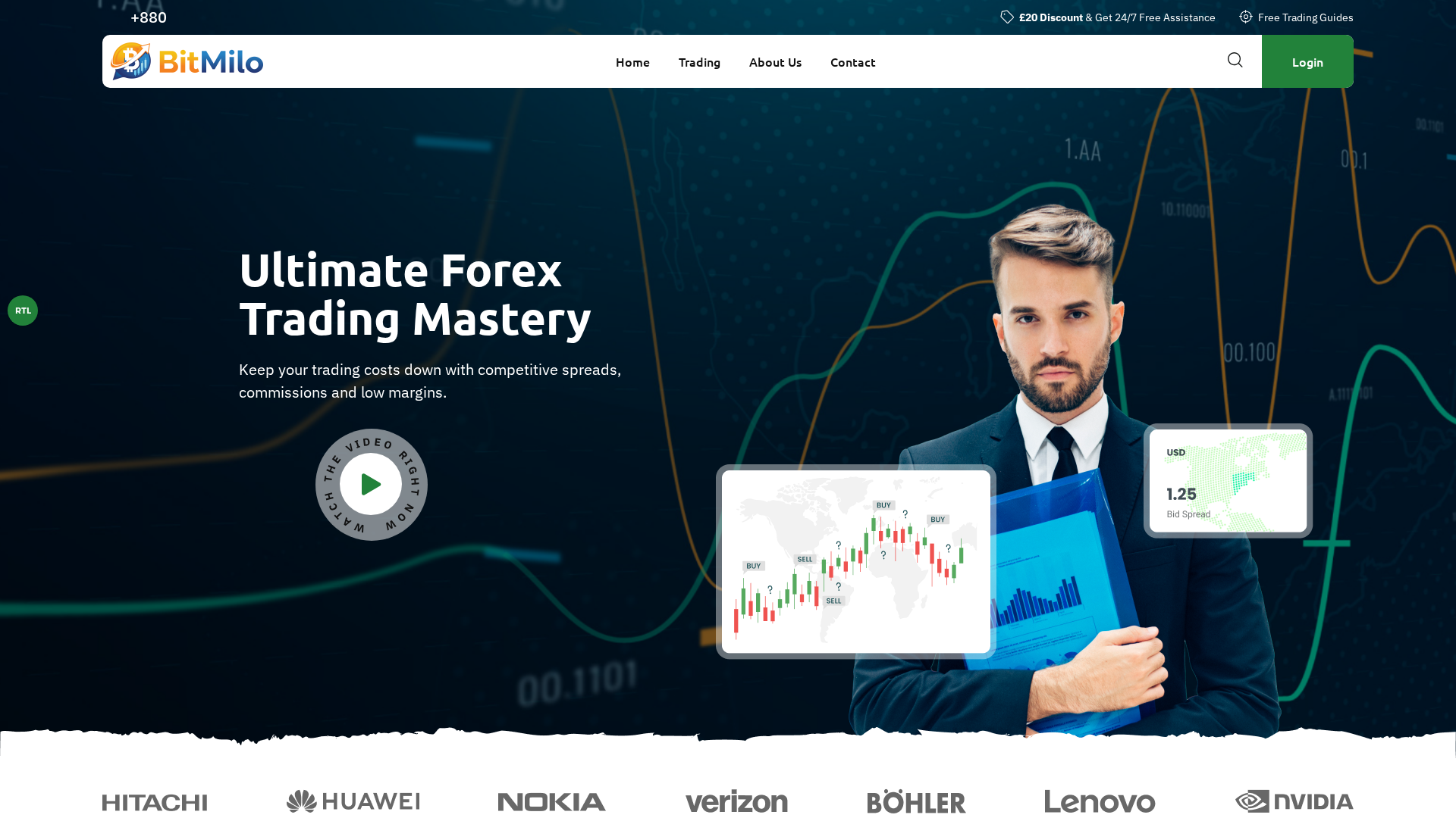 Screenshot of bitmilo.com