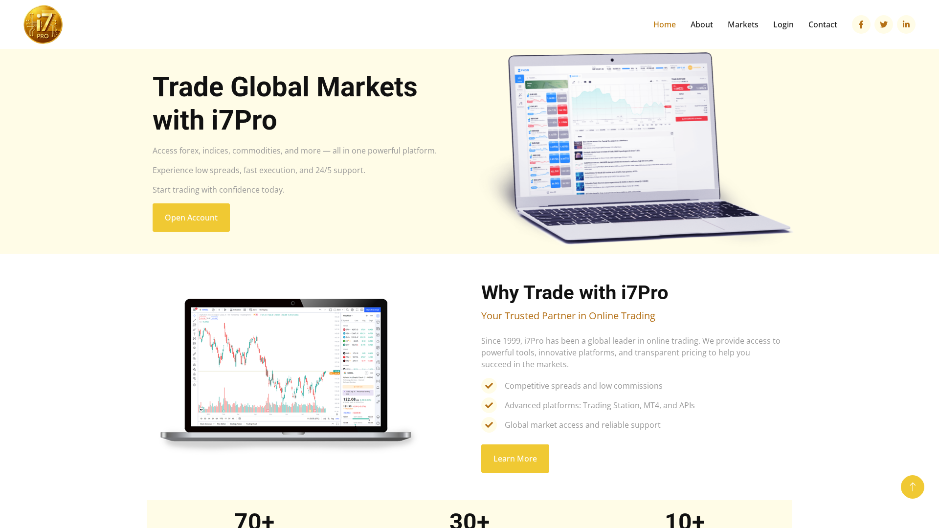 Screenshot of i7pro.com