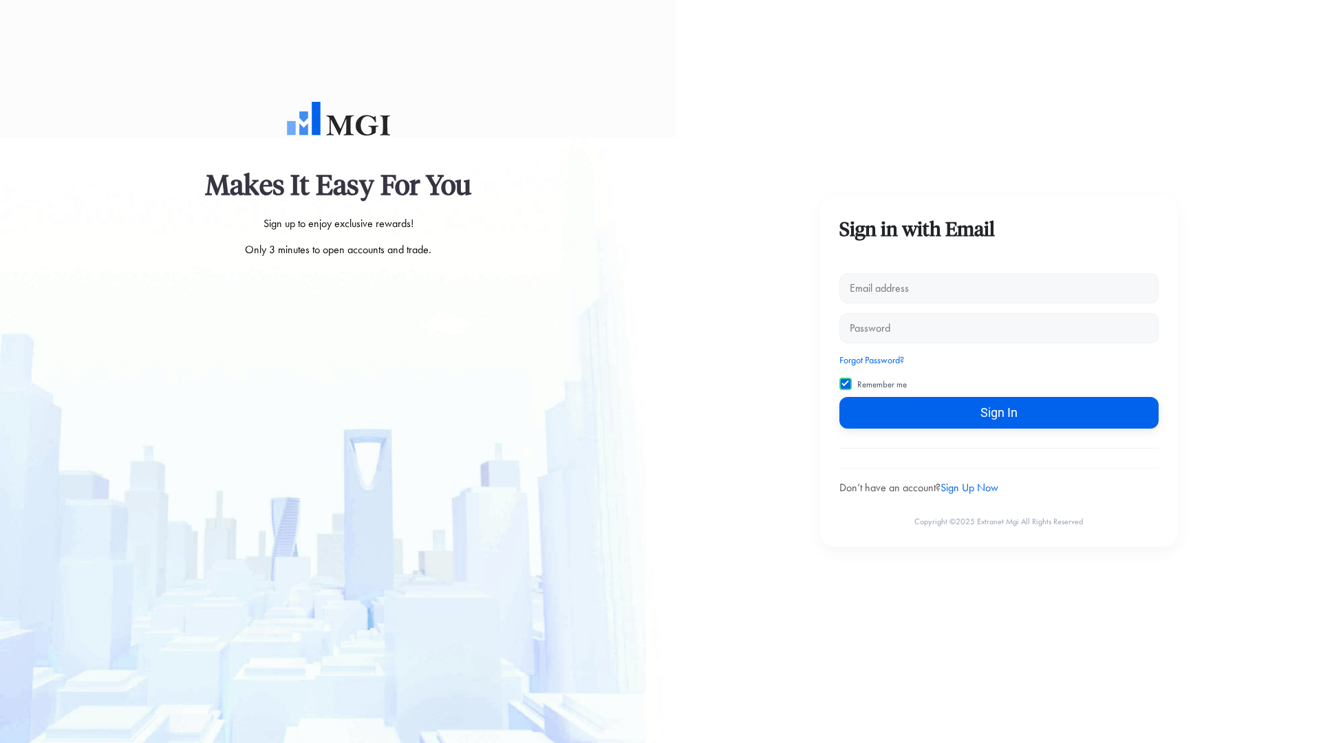 Screenshot of extranet-mgi.com