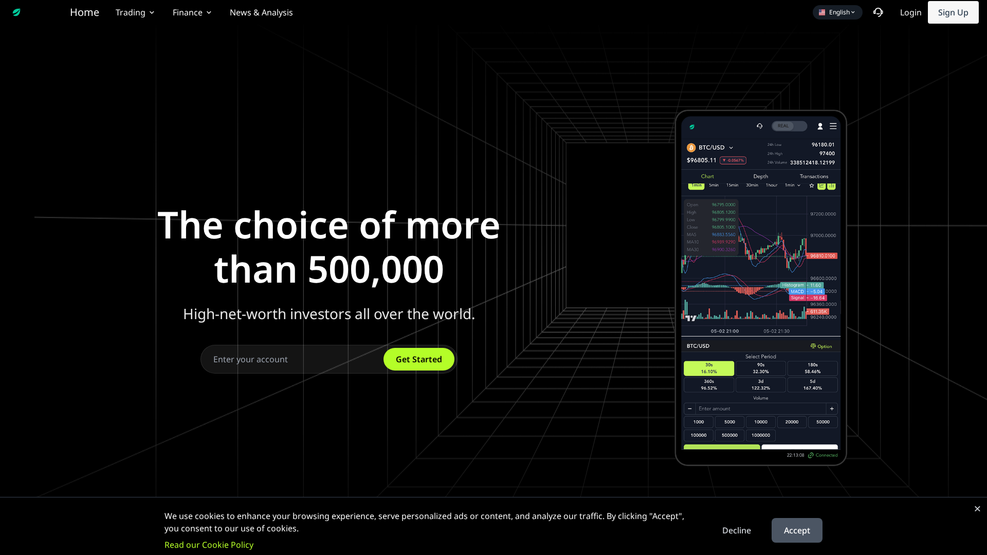 Screenshot of bitfinex.kids