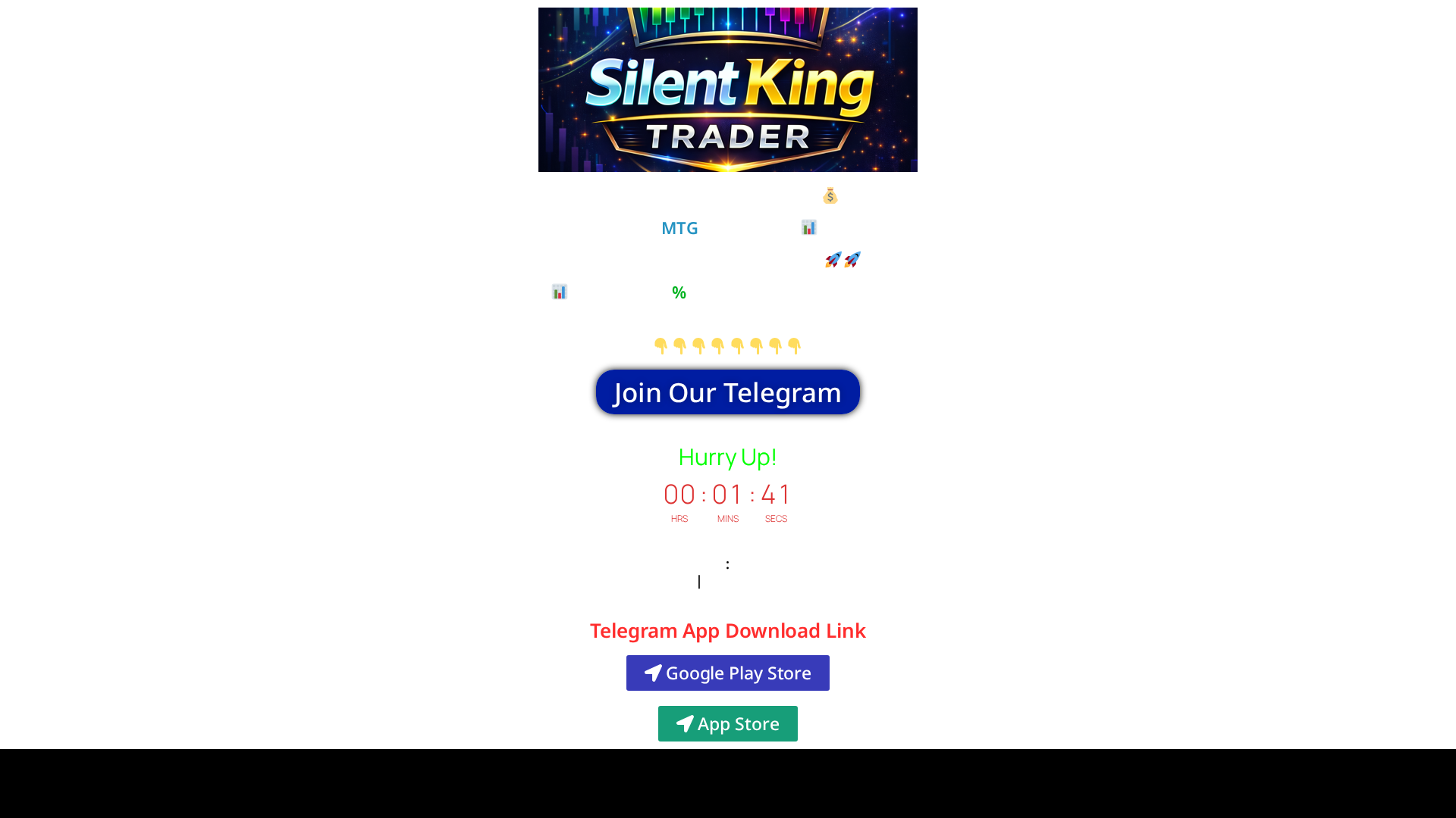 Screenshot of silenttraderking.com