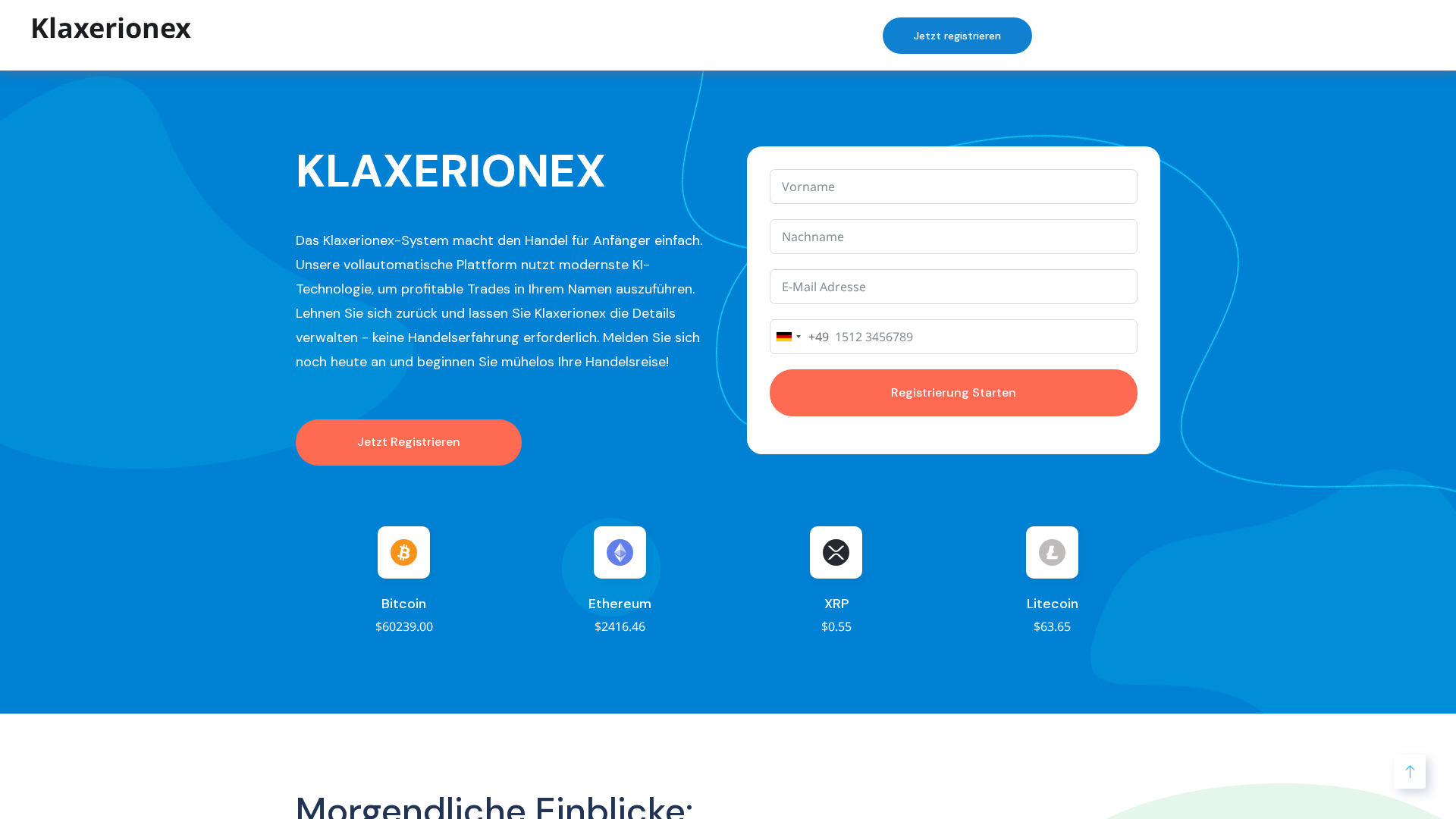 Screenshot of klaxerionex.org