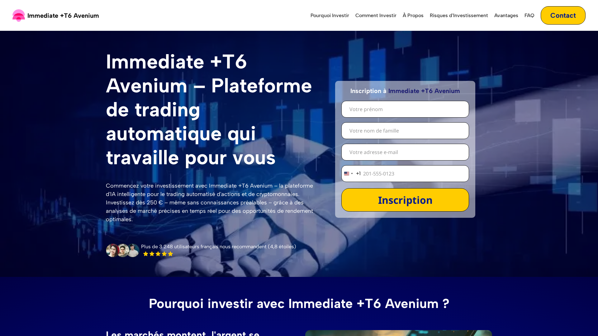 Screenshot of immediatet6avenium-ai.net