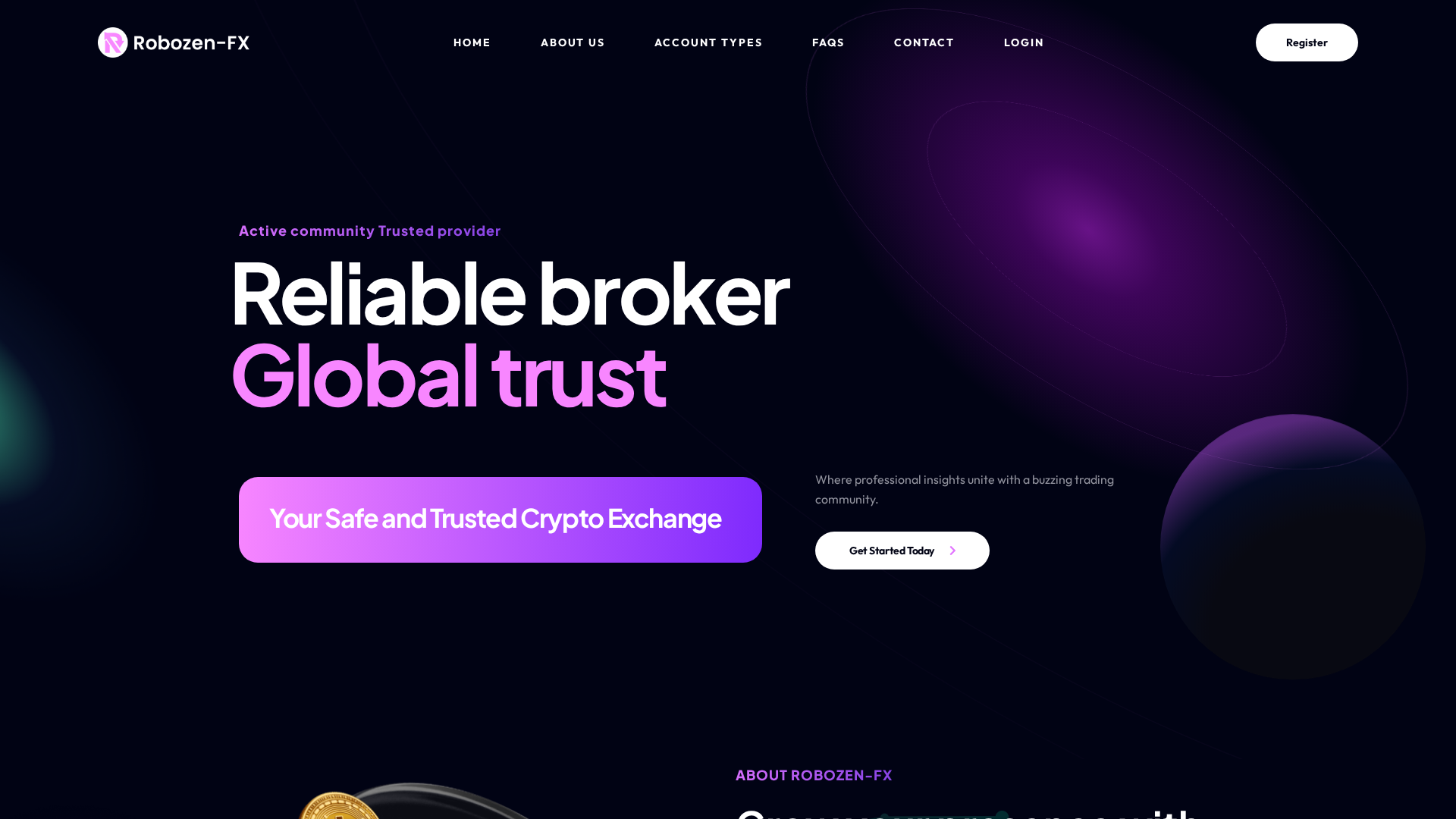 Screenshot of robozen-fx.com