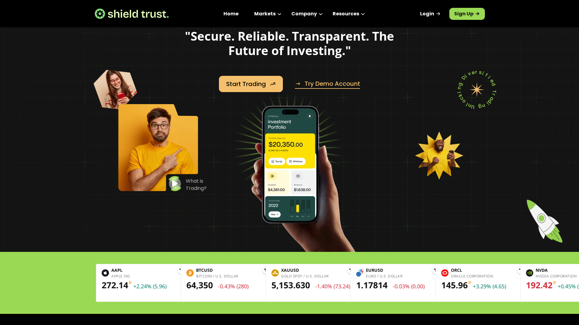 Screenshot of shieldtrust.org