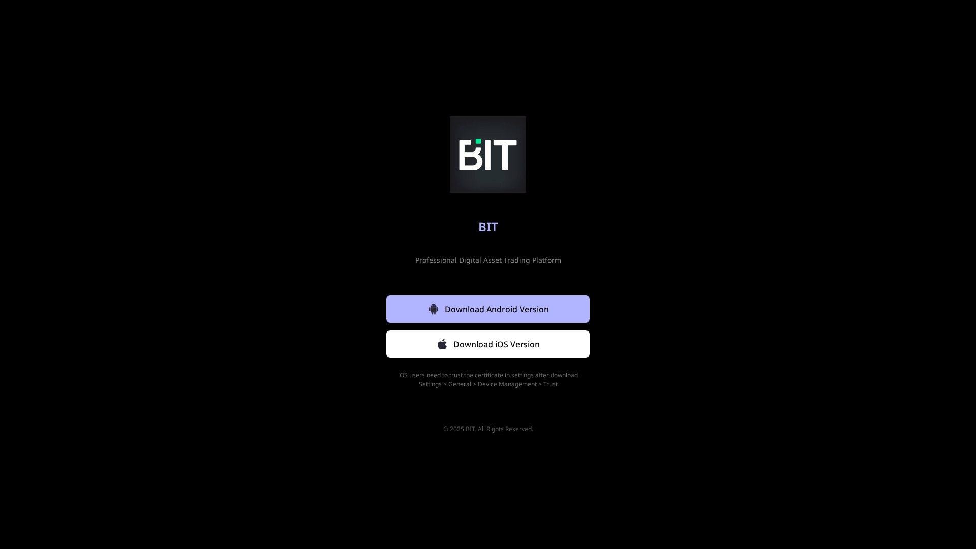 Screenshot of bitcilkapp.com