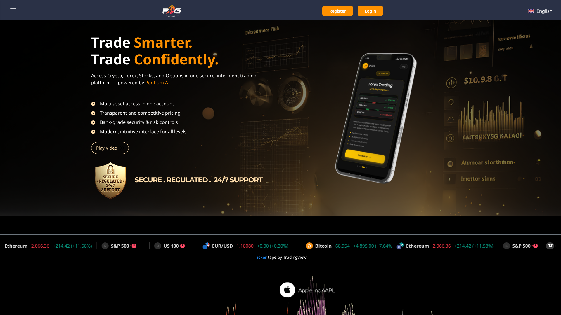 Screenshot of pcgroupofficial.com