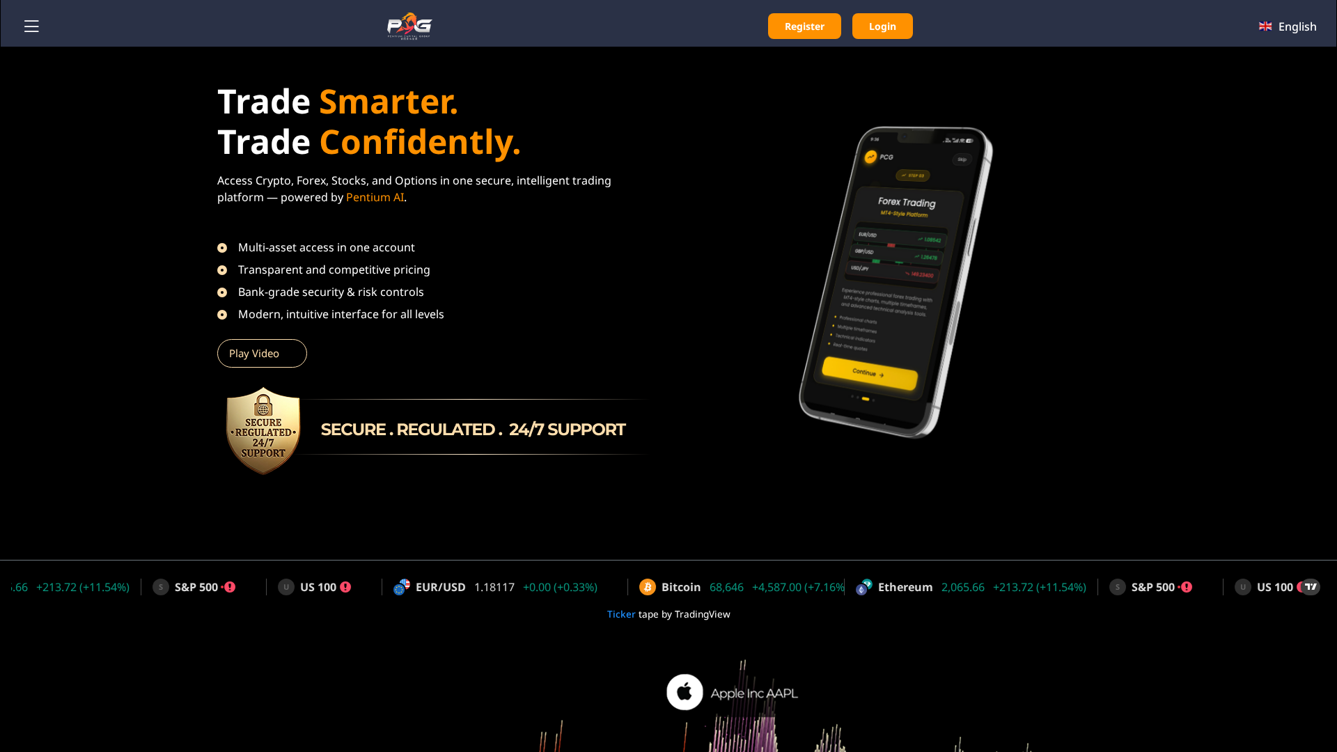 Screenshot of pcgroup.trade