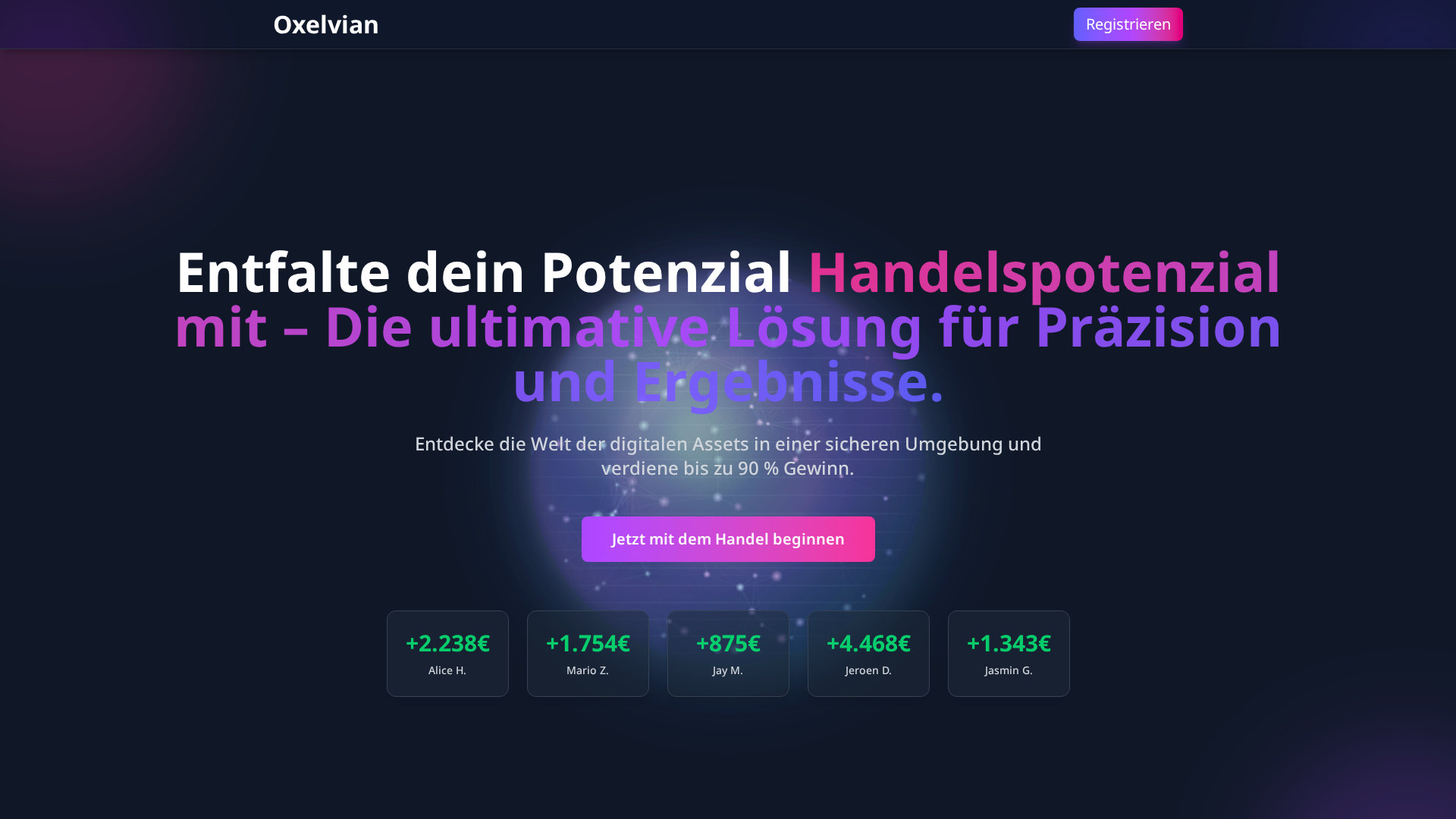 Screenshot of oxelvian-official.ch