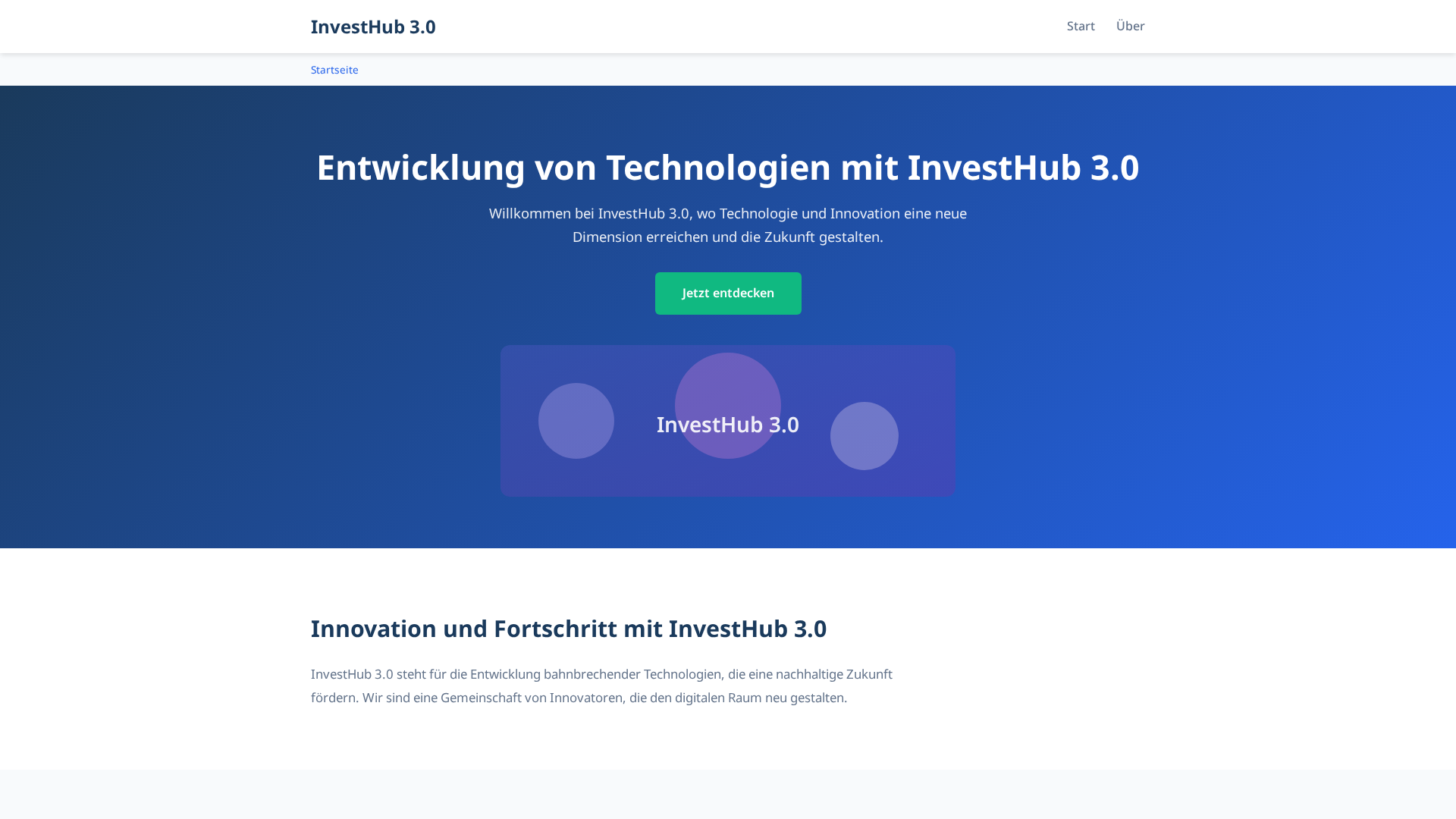 Screenshot of investhub-30.de