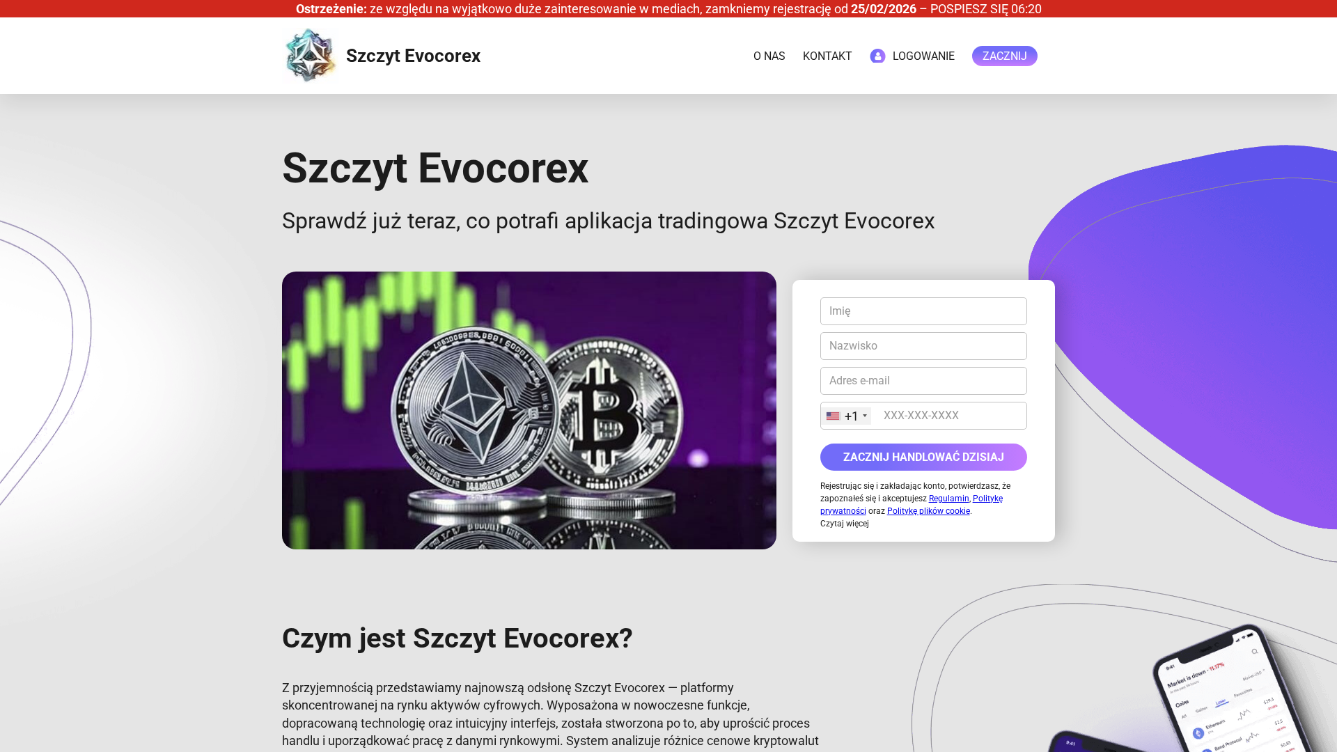Screenshot of szczytevocorex.com