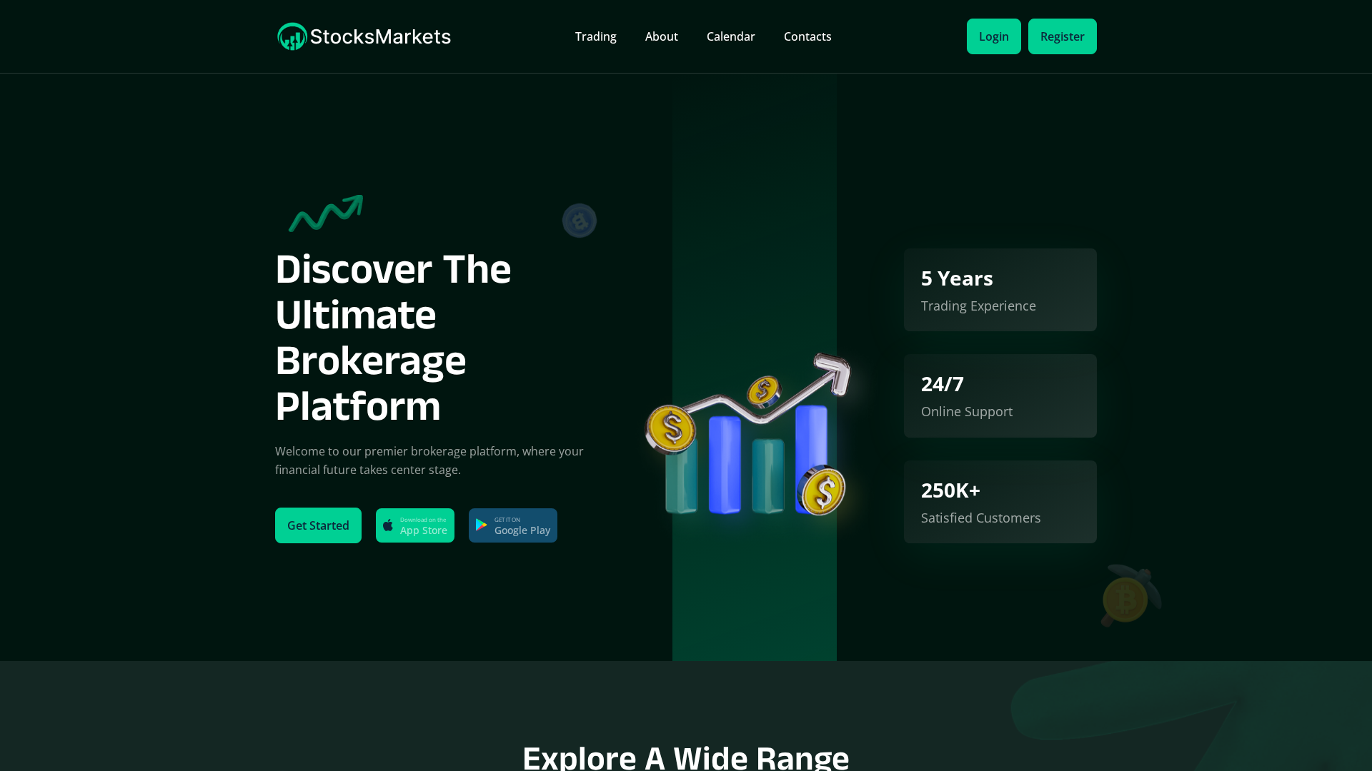 Screenshot of hfstocksmarkets.com