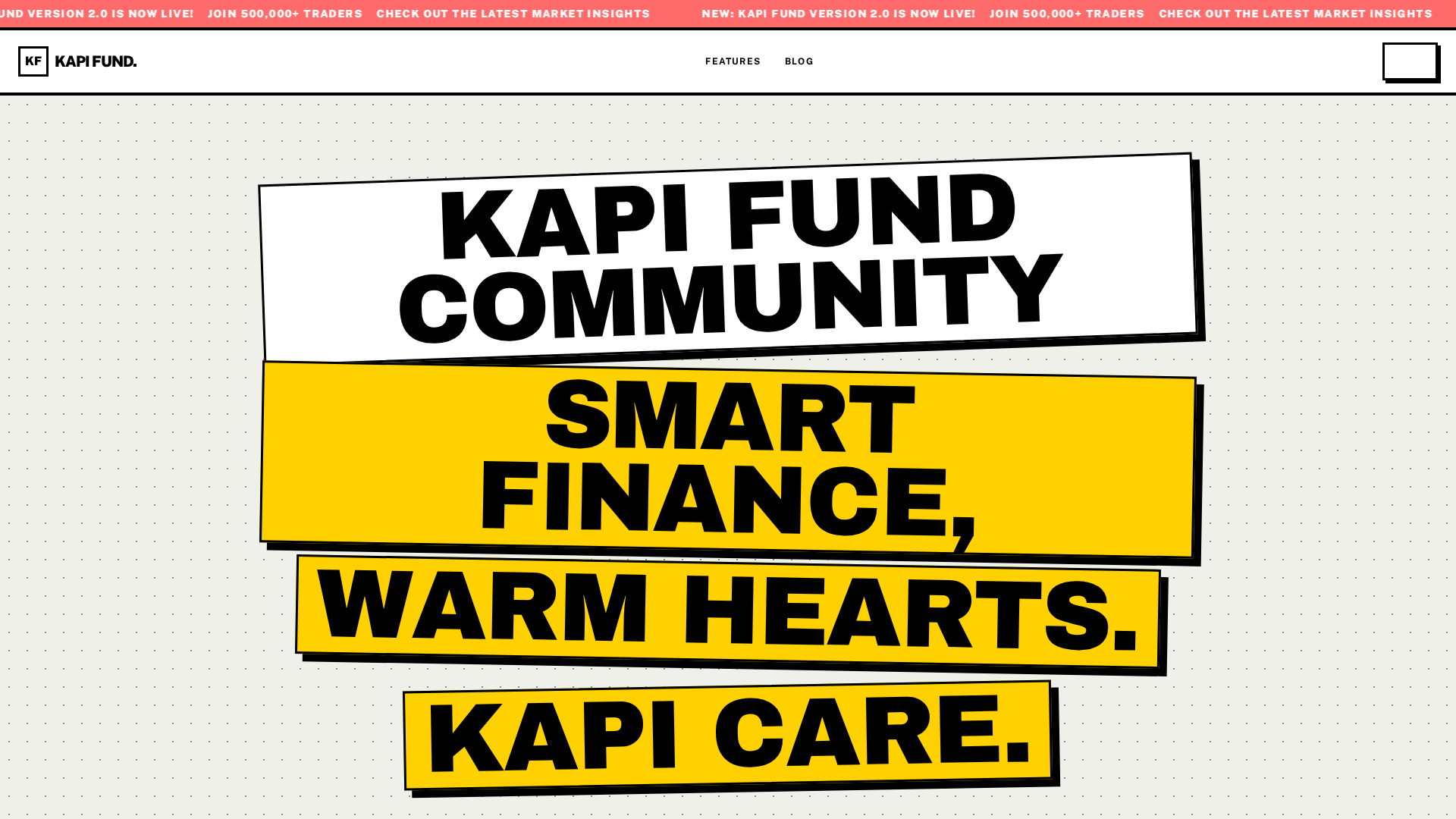 Screenshot of kapi.fund