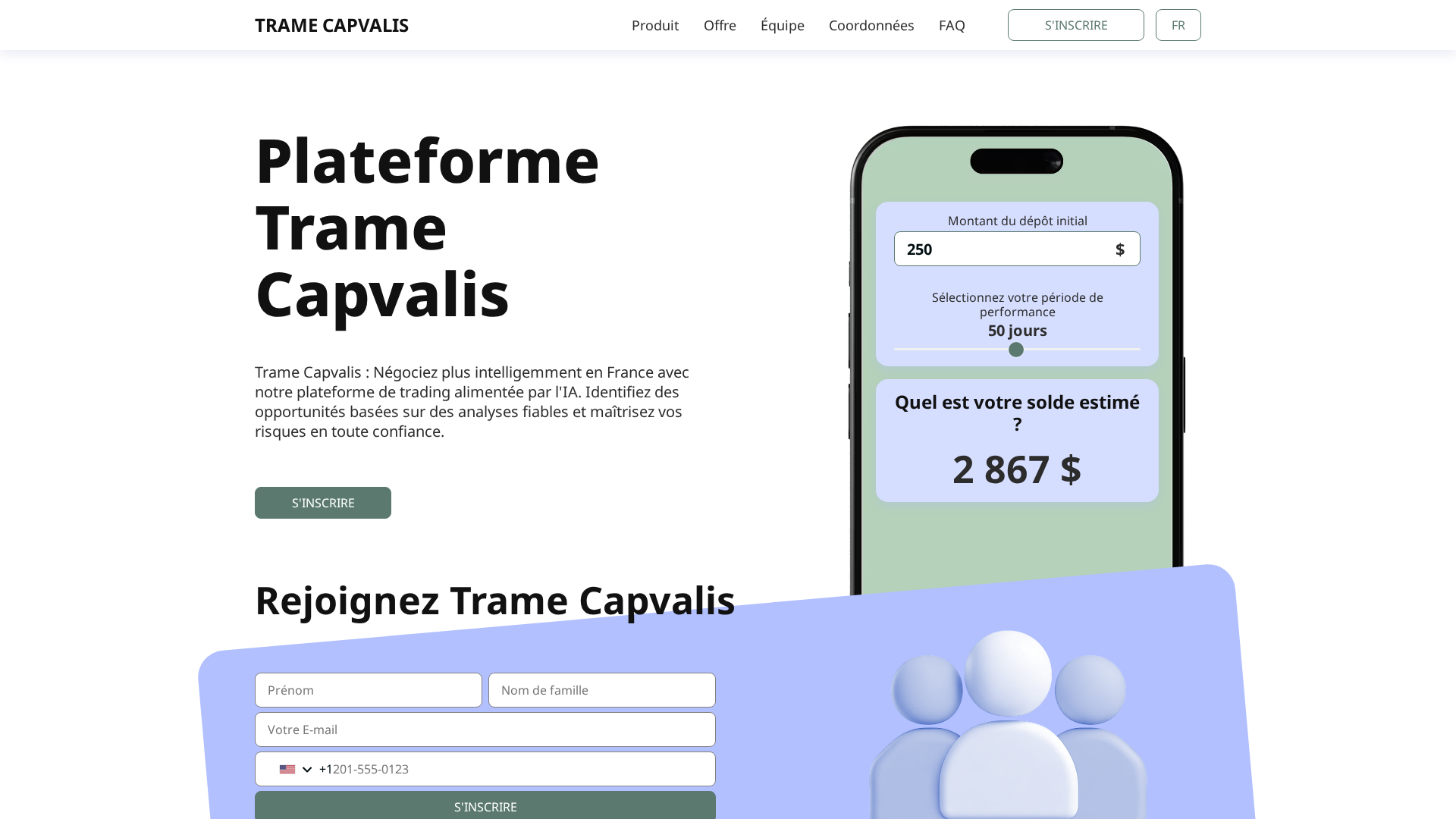Screenshot of trame-capvalis.com