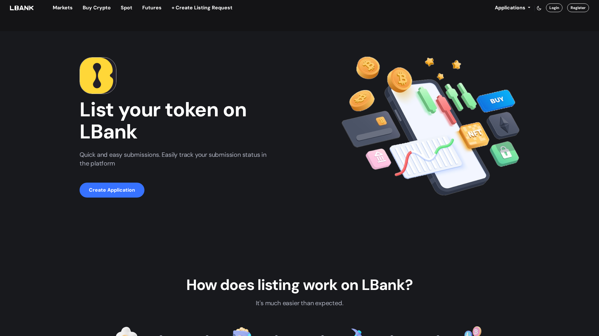 Screenshot of listing-lbank.com