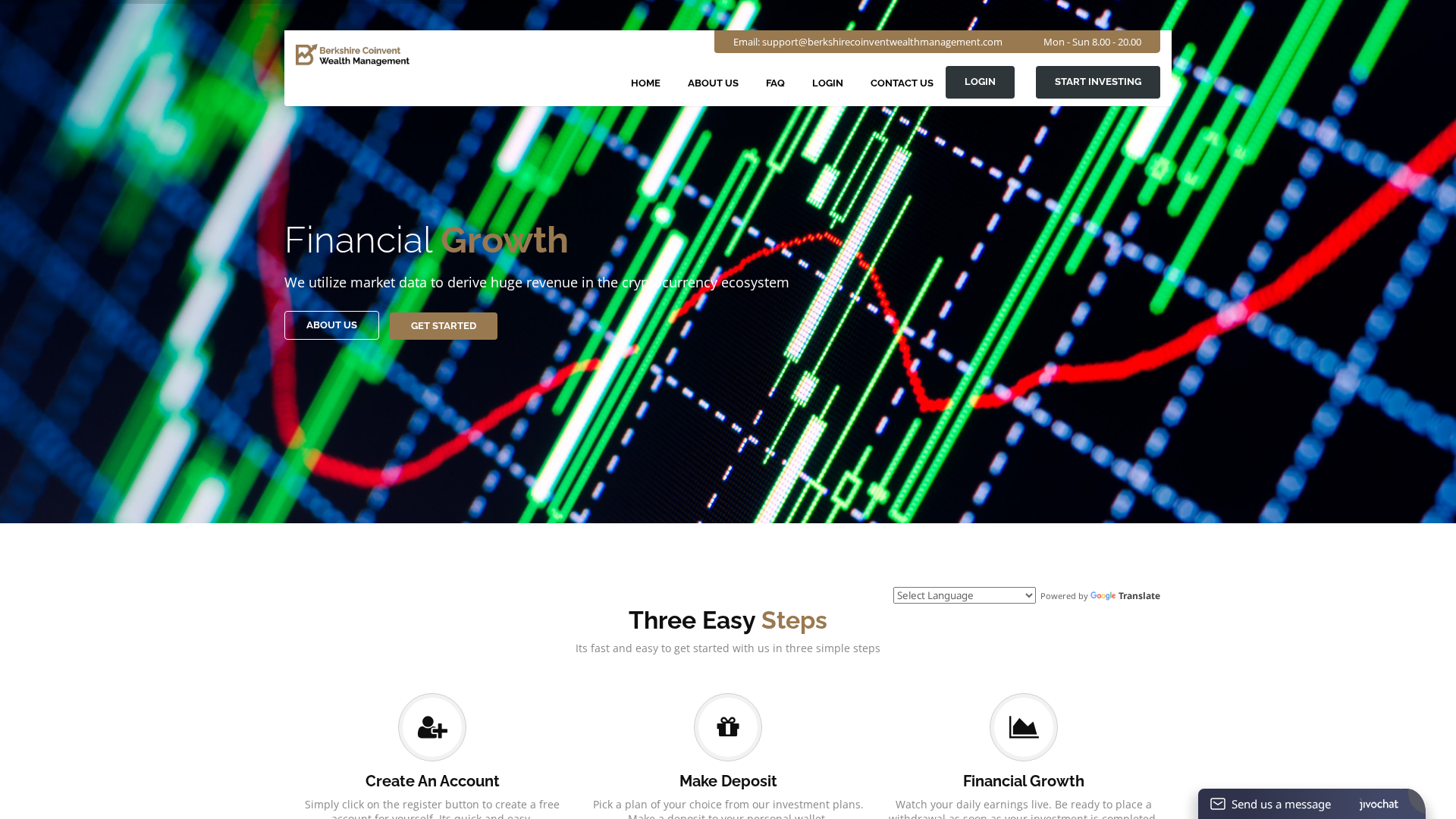 Screenshot of berkshirecoinventwealthmanagement.com