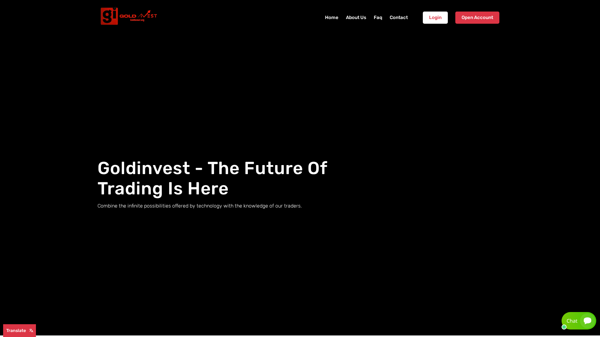 Screenshot of goldinveste.net