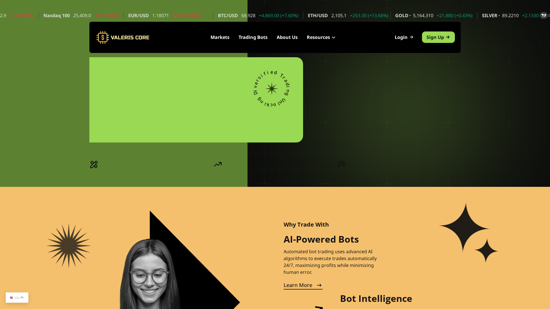 Screenshot of valeriscore.pro