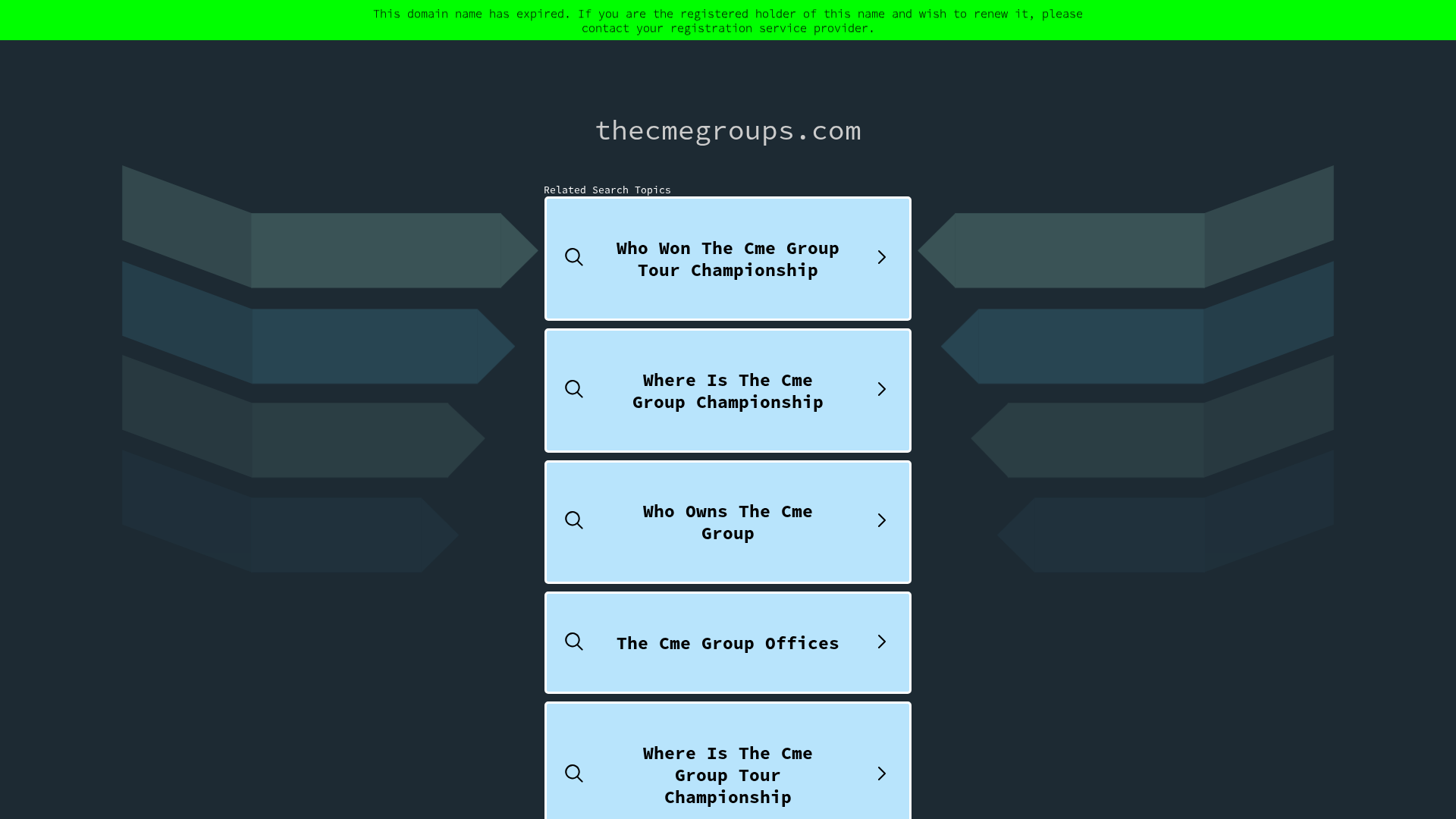 Screenshot of thecmegroups.com