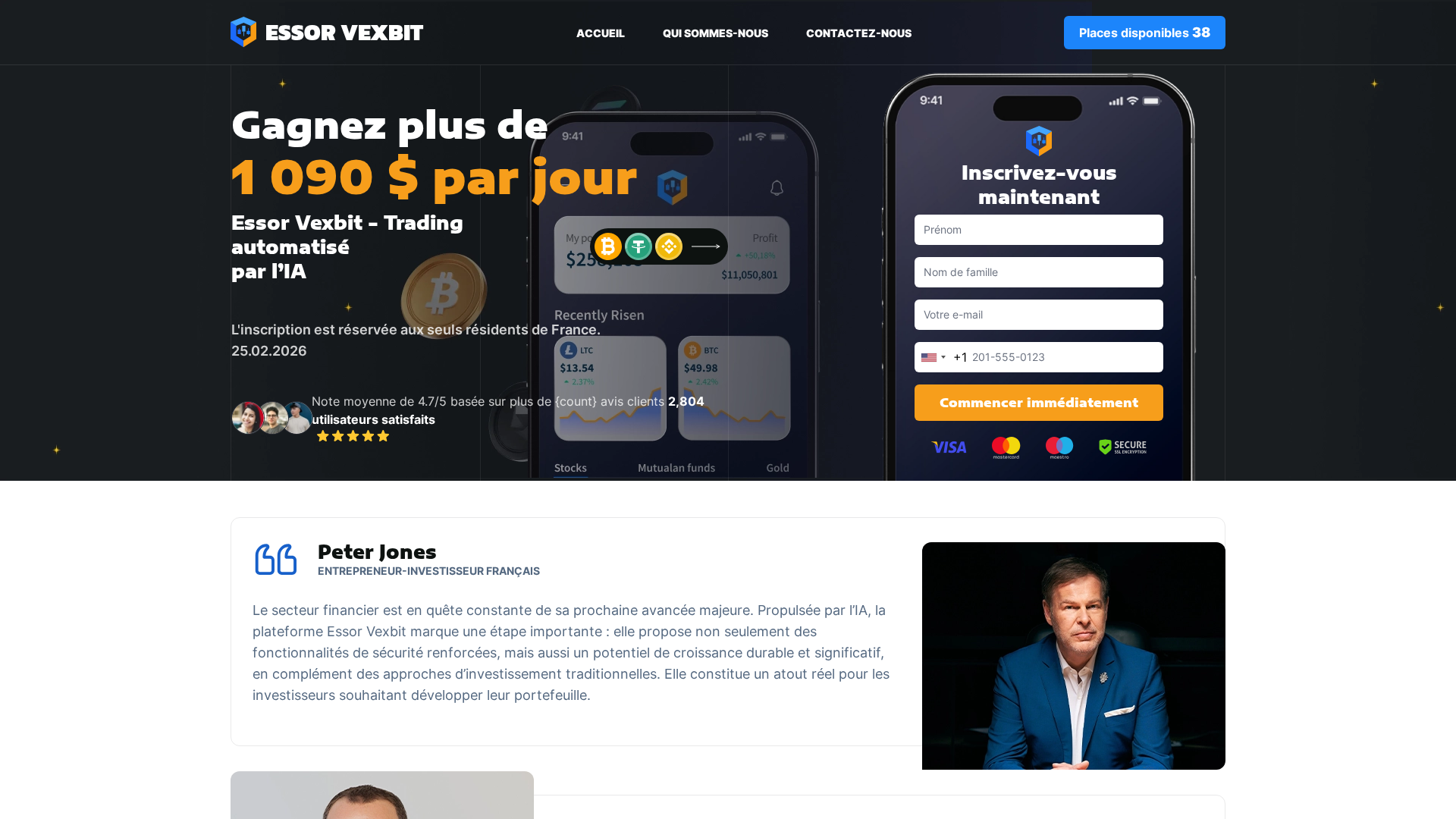 Screenshot of essor-vexbit.com