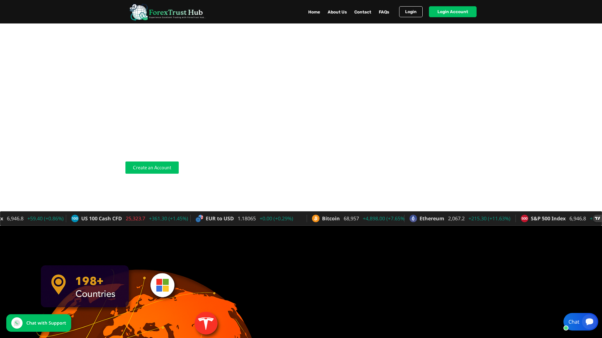 Screenshot of ftrusthub.pro