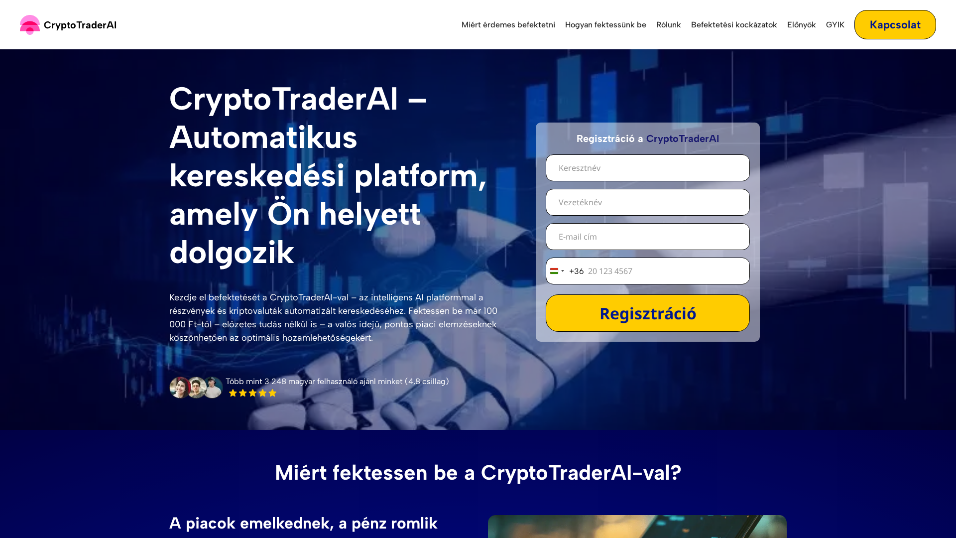Screenshot of crypto-trader-ai.com