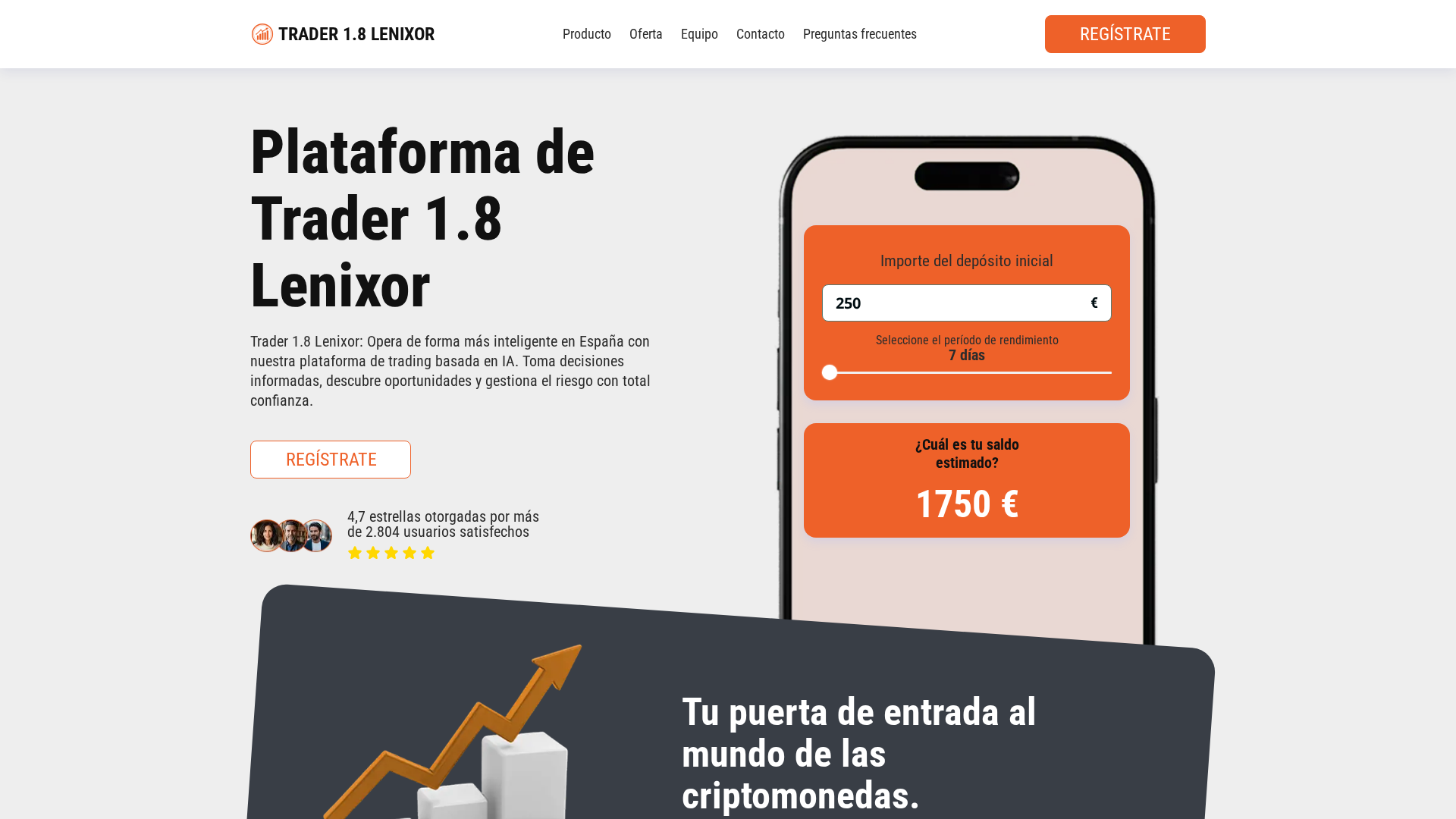 Screenshot of trader18lenixor.es